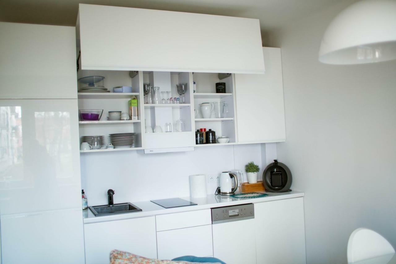 Flat White Apartament Pultusk Leilighet Eksteriør bilde